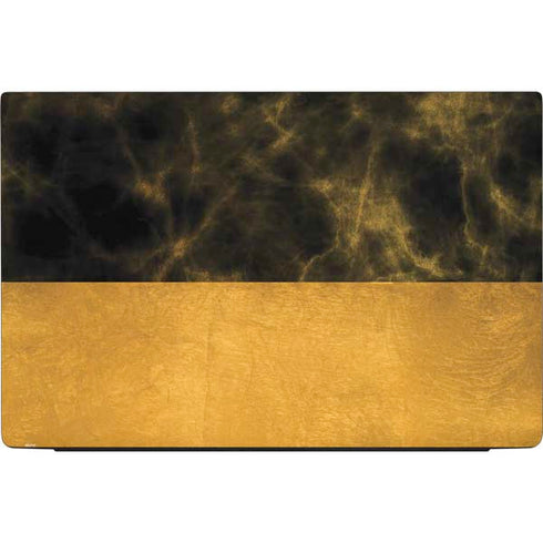 Black and Gold Split Marble Dell Vostro Skin
